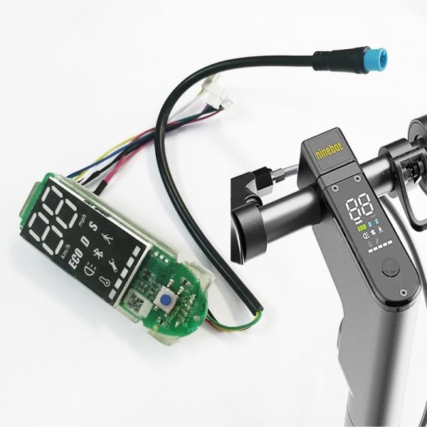 Display Dashboard Con Bluetooth Per Segway Ninebot Max G30P: Cruscotto Di Ricambio Con Copertura Impermeabile E Kit Di Riparazione