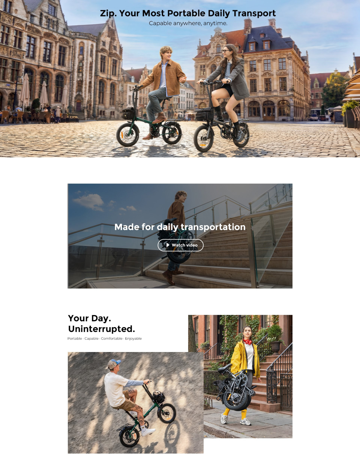 lahko in zložljivo e kolo