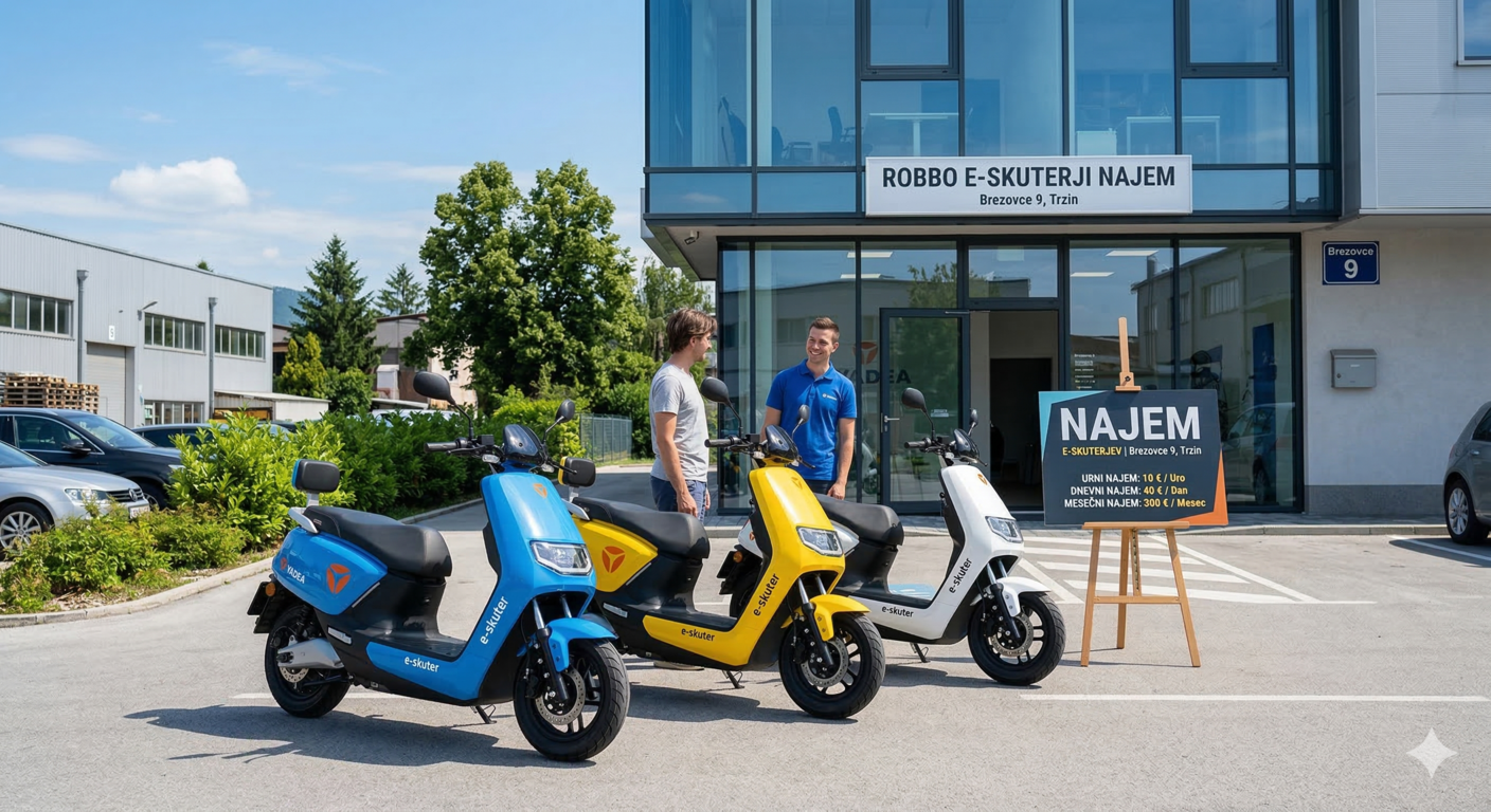 noleggio scooter elettrico urbano a Lubiana