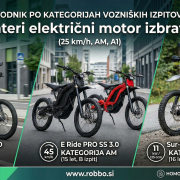 izpit za električni motor