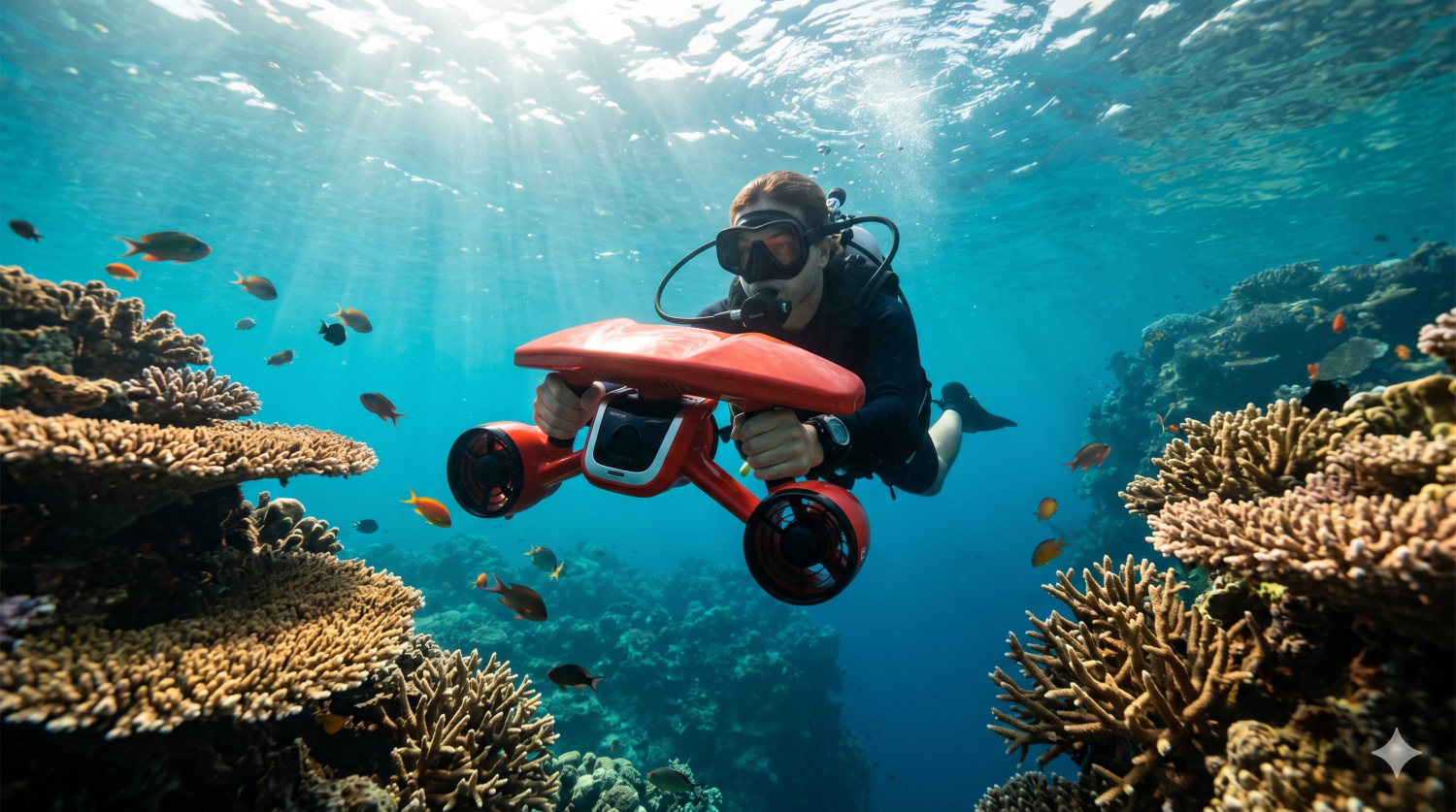 podvodni skuter za potapljanje