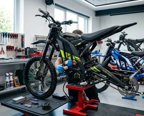 Vodič za vzdrževanje električnih kros motorjev Sur-Ron, Talaria in E Ride Pro